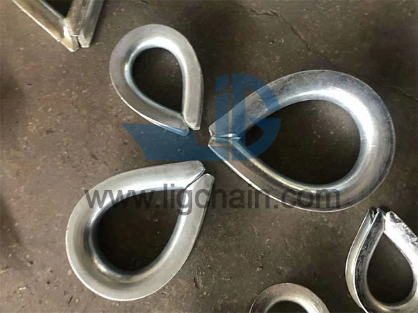 JIS B 2802 Thimble A Type For Bare Steel Wire Rope 